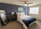 Thumbnail 20 of 44 - This is a photo of the primary bedroom in the 705 square foot 2 bedroom, 1 bath apartment at Lisa Ridge Apartments in the Westwood neighborhood of Cincinnati, Ohio.