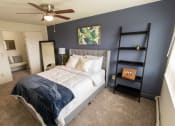 Thumbnail 22 of 44 - This is a photo of the primary bedroom in the 705 square foot 2 bedroom, 1 bath apartment at Lisa Ridge Apartments in the Westwood neighborhood of Cincinnati, Ohio.