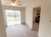 Thumbnail 26 of 56 - This is a photo of the dining room in the 1004 square foot, 2 bedroom, 1.5 bath townhome floor plan at Lake of the Woods Apartments in Cincinnati, OH.