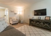 Thumbnail 13 of 56 - This is a photo of the living room of the 1 bedroom, 631 square foot model apartment at Lake of the Woods Apartments in Cincinnati, OH.
