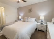 Thumbnail 23 of 56 - This is a photo of the bedroom of the 1 bedroom, 631 square foot model apartment at Lake of the Woods Apartments in Cincinnati, OH.