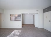 Thumbnail 44 of 70 - This is a photo the kitchen and dining room from the living room of the 833 square foot Chestnut, 2 bedroom apartment at Montana Valley Apartments in Cincinnati, OH.