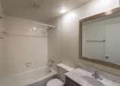 Thumbnail 49 of 70 - This is a photo the bathroom of the 833 square foot Chestnut, 2 bedroom apartment at Montana Valley Apartments in Cincinnati, OH.