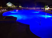 Thumbnail 18 of 147 - This is a picture of the pool area at night at Nantucket Apartments, in Loveland, OH.