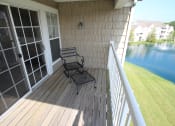 Thumbnail 68 of 147 - This is a photo of the balcony in the 2 bedroom Atlantic floor plan at Nantucket Apartments in Loveland, OH.
