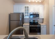 Thumbnail 10 of 147 - This is a photo of the kitchen in the 563 square foot, 1 bedroom, 1 bath Catamaran floor plan at Nantucket Apartments in Loveland, OH.