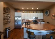 Thumbnail 108 of 147 - This is a photo of the clubhouse kitchen area at Nantucket Apartments in Loveland, Ohio.