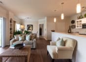 Thumbnail 32 of 147 - This is a photo of the  living room in the 2 bedroom, 2 bath Islander floor plan at Nantucket Apartments in Loveland, OH.