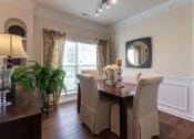 Thumbnail 33 of 147 - This is a photo of the dining area in the 2 bedroom, 2 bath Islander floor plan at Nantucket Apartments in Loveland, OH.