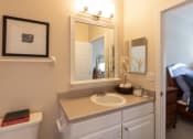 Thumbnail 46 of 147 - This is a photo of the bathroom in the 2 bedroom, 2 bath Islander floor plan at Nantucket Apartments in Loveland, OH.