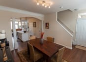 Thumbnail 57 of 147 - This is a photo of the dining room in the 1242 square foot, 2 bedroom, 2 and 1/2 bath Spinnaker floor plan at Nantucket Apartments in Loveland, OH.