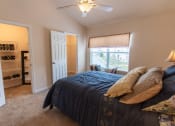 Thumbnail 61 of 147 - This is a photo of the primary bedroom in the 1242 square foot, 2 bedroom, 2 and 1/2 bath Spinnaker floor plan at Nantucket Apartments in Loveland, OH.