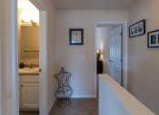 Thumbnail 58 of 147 - This is a photo of the second floor hallway in the 1242 square foot, 2 bedroom, 2 and 1/2 bath Spinnaker floor plan at Nantucket Apartments in Loveland, OH.