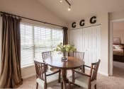 Thumbnail 78 of 147 - This is a photo of the dining area in the 1016 square foot, 2 bedroom, 2 bath Nautica floor plan at Nantucket Apartments in Loveland, OH.