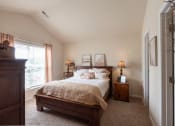 Thumbnail 79 of 147 - This is a photo of the primary bedroom in the 1016 square foot, 2 bedroom, 2 bath Nautica floor plan at Nantucket Apartments in Loveland, OH.