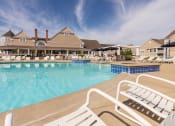 Thumbnail 15 of 147 - This is a photo of the pool area at Nantucket Apartments in Loveland, Ohio.