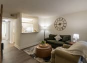 Thumbnail 14 of 50 - living room in the 472 square foot 1 bedroom, 1 bath apartment  at Princeton Court, Texas