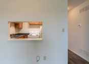 Thumbnail 2 of 78 - This is a photo of the kitchen pass through in a 560 square foot 1, 1 bath apartment at Park Lane Apartments in Cincinnati, OH.