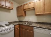 Thumbnail 25 of 78 - This is a photo of the kitchen in a 750 square foot 2 bedroom, 1 bath apartment at Park Lane Apartments in Cincinnati, OH.