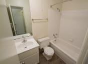Thumbnail 36 of 78 - This is a photo of the bathroom in a 849 square foot 2 bedroom, 2 bath apartment at Park Lane Apartments in Cincinnati, OH.