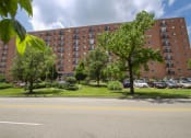 Thumbnail 75 of 78 - This is a photo of the building exterior showing the front at Park Lane Apartments in Cincinnati, OH.