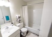 Thumbnail 20 of 29 - This is a picture of the bathroom in a 576 sq foot 1 bedroom, 1 bath apartment at Red Bank Reserve in the Madisonville neighborhood of Cincinnati, Ohio.