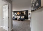 Thumbnail 30 of 98 - This is a photo of the living room in the 1226 square foot 3 bedroom, 2 bath Hambletonian at Trails of Saddlebrook Apartments in Florence, KY.