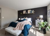 Thumbnail 33 of 98 - This is a photo of the primary bedroom in the 1226 square foot 3 bedroom, 2 bath Hambletonian at Trails of Saddlebrook Apartments in Florence, KY.