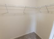 Thumbnail 36 of 98 - This is a photo of the primary bedroom walk-in closet in the 1226 square foot 3 bedroom Hambletonian at Trails of Saddlebrook Apartments in Florence, KY.