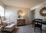 Thumbnail 33 of 60 - Living Area With Workspace at Village East, Franklin, Ohio