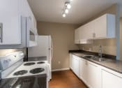 Thumbnail 9 of 75 - This is a photo of the kitchen in the 1170 square foot 2 bedroom, 2 bath Freedom Balcony at Washington Place Apartments in Miamisburg, Ohio in Washington Township.