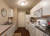 Thumbnail 2 of 75 - This is a photo of the kitchen of the 890 square foot 2 bedroom, 2 bath Liberty at Washington Place Apartments in in Miamisburg, Ohio in Washington Township.