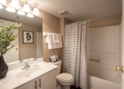 Thumbnail 37 of 75 - This is a photo of the bathroom of the 890 square foot 2 bedroom, 2 bath Liberty at Washington Place Apartments in in Miamisburg, Ohio in Washington Township.