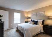 Thumbnail 44 of 75 - This is a photo of the primary bedroom of the 890 square foot 2 bedroom, 2 bath Liberty at Washington Place Apartments in in Miamisburg, Ohio in Washington Township.