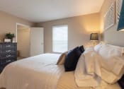 Thumbnail 46 of 75 - This is a photo of the primary bedroom of the 890 square foot 2 bedroom, 2 bath Liberty at Washington Place Apartments in in Miamisburg, Ohio in Washington Township.