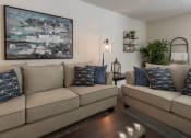 Thumbnail 28 of 57 - This is a photo of the living room of the 1100 square foot 2 bedroom Kettering floor plan at Washington Park Apartments in Centerville, OH.
