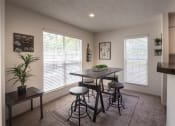 Thumbnail 25 of 57 - This is a photo of the dining room of the 1100 square foot 2 bedroom Kettering floor plan at Washington Park Apartments in Centerville, OH.