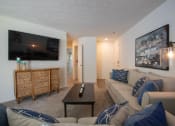 Thumbnail 29 of 57 - This is a photo of the living room of the 1100 square foot 2 bedroom Kettering floor plan at Washington Park Apartments in Centerville, OH.