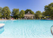 Thumbnail 17 of 57 - This is a photo of the pool area at Washington Park Apartments in Centerville, OH.