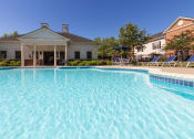Thumbnail 19 of 57 - This is a photo of the pool area at Washington Park Apartments in Centerville, OH.