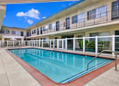 Thumbnail 7 of 19 - the swimming pool at our hotel in a city at Olive Tree Apartments, California, 90503