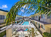 Thumbnail 3 of 19 - a view of the pool at the palms hotel and spa or nearby at Olive Tree Apartments, Torrance, 90503
