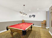 Thumbnail 15 of 36 - the pool table in the game room at our apartments at Casa Del Amo Apartments, Torrance, CA 90505