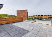 Thumbnail 15 of 43 - the deck on the top of the building with a view of the city at 5Fifty5, Des Moines  