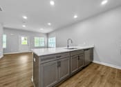 Thumbnail 4 of 30 - a kitchen with a large counter top and a sink at Soll, Iowa   