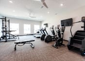 Thumbnail 52 of 69 - the gym is equipped with cardio equipment and weights at Converge NW, Waukee, IA 50263  