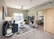 Thumbnail 1 of 31 - Spacious Living Area at Lake Shore Apartments, Ankeny