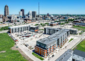 Thumbnail 33 of 34 - an aerial view of a development in the city at Linc, Des Moines Iowa   