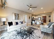 Thumbnail 1 of 34 - Living Room And Kitchen at Linc, Des Moines