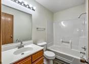 Thumbnail 13 of 30 - Bathroom With Bathtub at Hamlet Apartments, Iowa, 50265